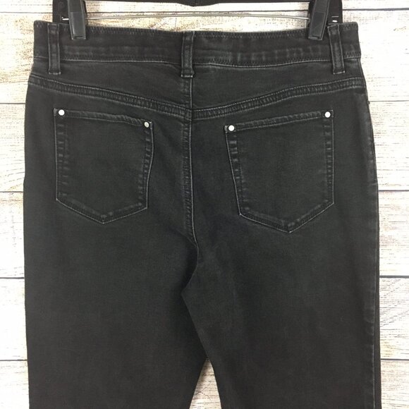 Chico's Fabulously Slimming Black Jeans Size 0.5 - Picture 6 of 13